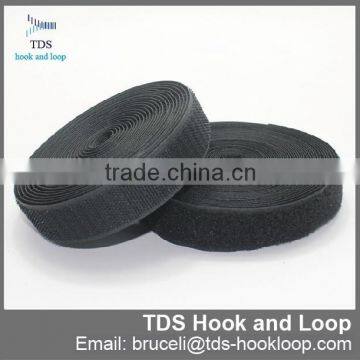 3/4inch or 1inch black hook and loop tape