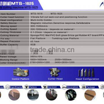 1625 1618 Knife Sponse Cutting Machine (Not Laser) and Cuttig Solutions for Various Material photo-2