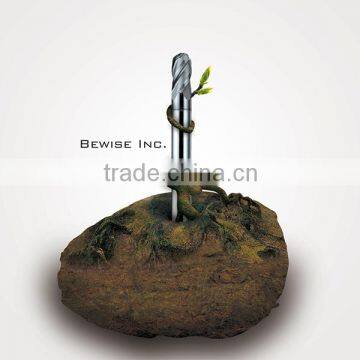 Cermet 2-4 Flute Ball Nose End Mill Cutter For Cutting Stainless Steel photo-6