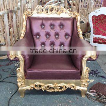 High class hotel chair with exquisite carved XY0836