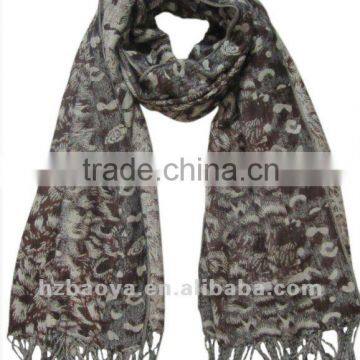 Latest jacquard Autumn Fashion Viscose Scarf Arab Shawl 2015