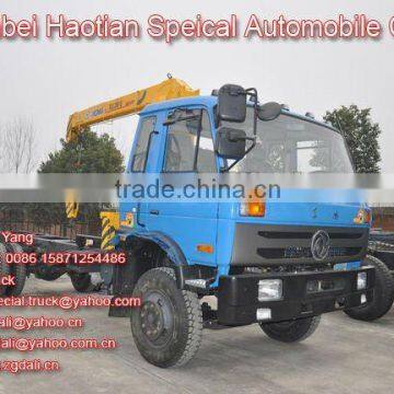 DONGFENG 145 truck mounted crane 5T