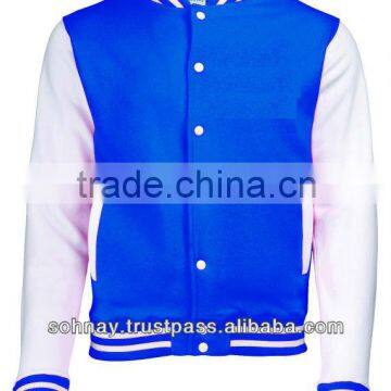 Blue Varsity Letterman Jacket