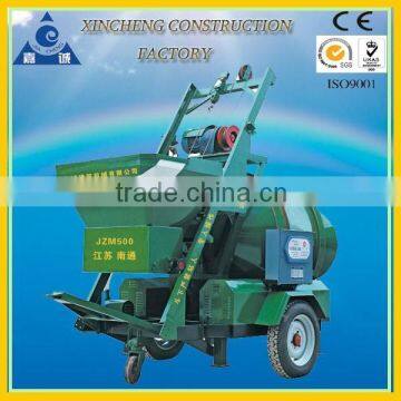 Automatic and self loading!JZM500 electric portable concrete mixer