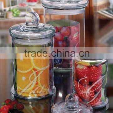 cylinder container with lid,bulk glass airtight jars,tea storage,storage containers kitchen accessories