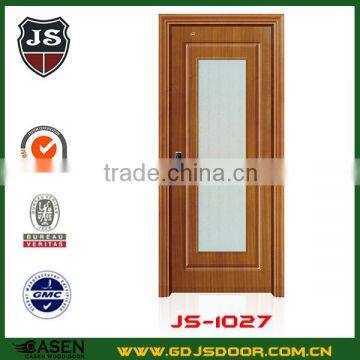 Cherry French Glass Wooden Bathroom Door photo-4