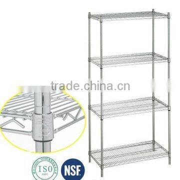 Wire Shelving Type and Single-sided Feature Corrosion Protection Storage Metallic Wire Mesh Shelving photo-2