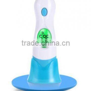Portable 8 in 1 Infrared Baby Thermometer Adult Digital LCD Clock IR Infrared Thermometer photo-4