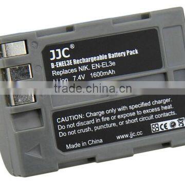 Li-ion Battery 7.4V JJC B-ENEL3E 1600mAh Rechargeable Battery For Nikon EN-EL3e