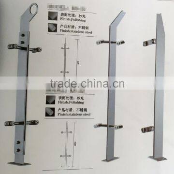 outdoor stainless steel 304/ 316 balcony handrail/railing/column/ balustrade