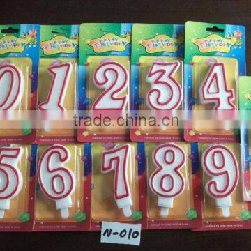 Number Candle/Paraffin Wax Birthday Number Candle/Cake Number Candle