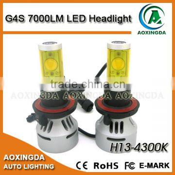 G4S 7000LM H13 Hi/Lo LED headlight 3000K 4300K 6500K 8000K 10000K
