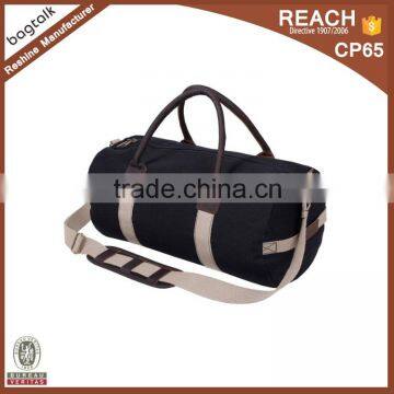 Men's Canvas & Leather Gym Sport Bags Travel luggage Bags