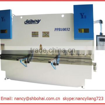 Unique design Bohai brand top driven high accuracy Willa type crowning CNC Synchronized press brake machine