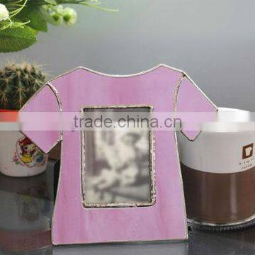MX020039-6 china wholesale tiffany style stained glass funny photo picture frame photo album for wedding gift