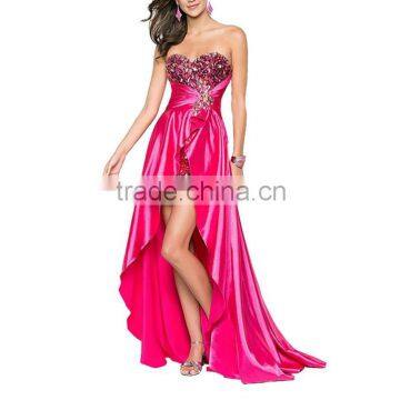 Latest Plus Size Wedding Gowns Sexy Cleavage Quinceanera Dresses Ball Gown Purple Blue Exotic Prom Dresses photo-4