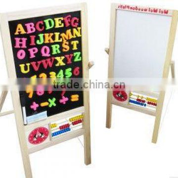 Wood Frame Whiteboard black slate chalk boards magnetic blackboard kitchen