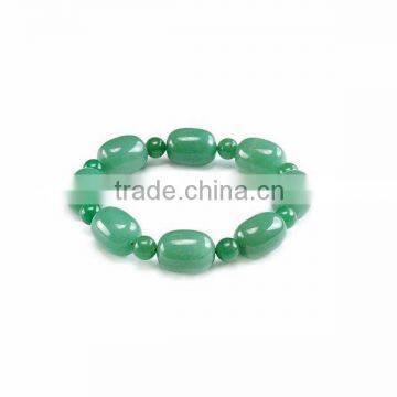 Fashion gemstone green aventurine nugget bracelet jewelry