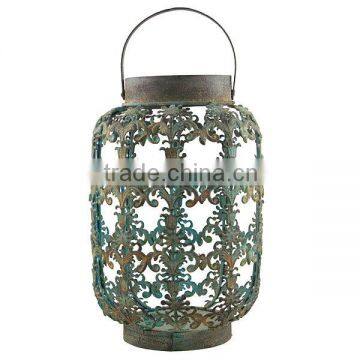 Iron Lantern, Antique Lantern, Candle Lantern