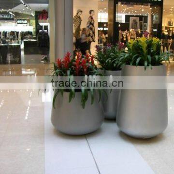 indoor decorative fiberglass flower pots large planters