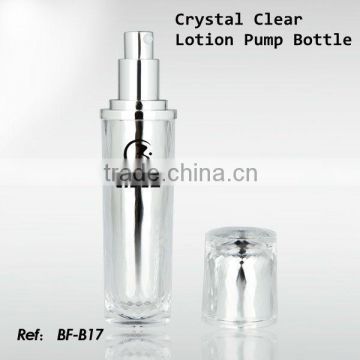 15ml 30ml Cylinder Silver Cream Jars/Lotion Bottles