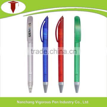 simple transparent color ball pen