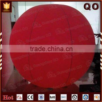 Christmas logo printed inflatable floor lighting balloon for advertising