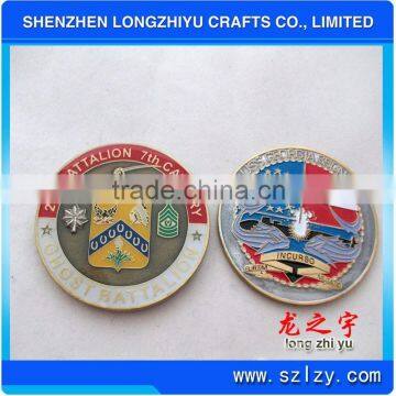 Enamel Brass Coins Carved Technique and Art & Collectible Use blank coins