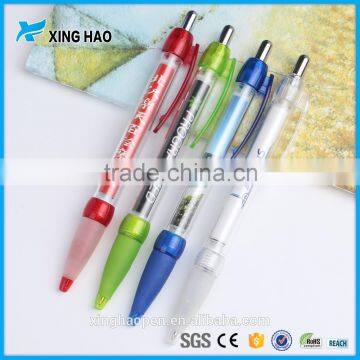 New 2016 hot wholesale promotional cheap plastic ball pen pull out pen plastic banner ball pen