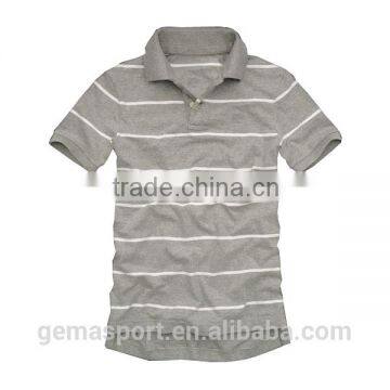 man's stripe garment wash polo shirt pmwt011