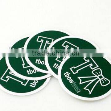 uv laminated business circular sticker (M-A457)