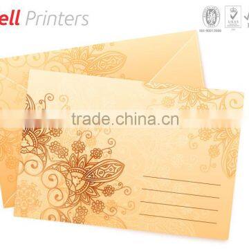 Craft paper envelope printing from India with customised design and size