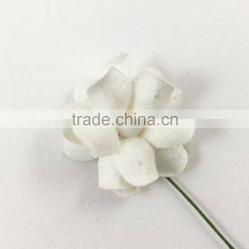 White, Small Handmade Mulberry Paper Flower, Wedding Party, Scrap-booking Crafts Pastel photo-2