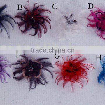 fashion decorative feather flower