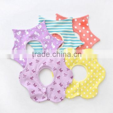 newborn baby bibs with both sides available printed baby cotton bibs