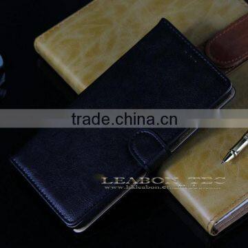 Luxury PU Stand Wallet Filp Case for Galaxy Note 4, Leather Covers photo-3