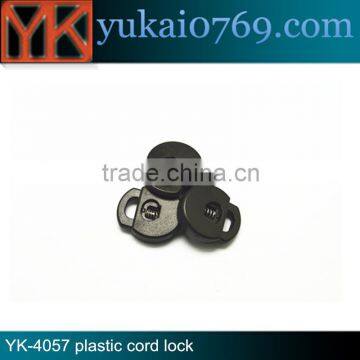 clothing accessory and camping equipment customized plastic cord stopper