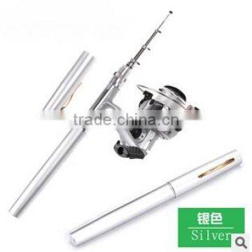 1 Meter Pen Style Fishing Rod Spinning Wheel Portable Mini Pen Fishing Rod Pole Kit H3 photo-5