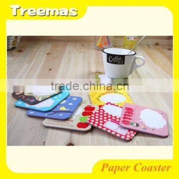 Factory direct sale eco-friendly pulp paper beer mats