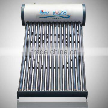 Jiadele 180L non pressure galvanized steel solar water heater