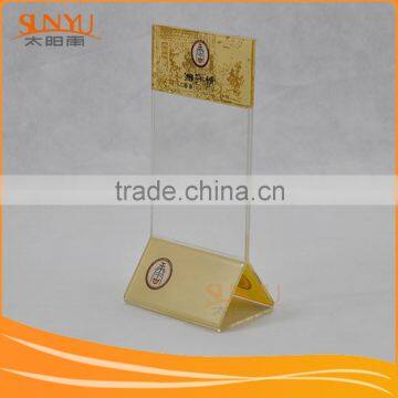 ISO9001 Chinese Factory Made SGS Test A4 Salt and Pepper Menu Holder