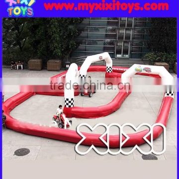 pedal go kart inflatable racing field, inflatable sport field for pedal go kart