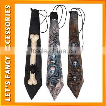 Halloween Party Elastic Bat Necktie Neckwear for Man photo-4