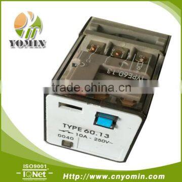 Manufacturer 24VDC 220VAC Electric Relay , Power Relay