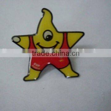 Star Metal lapel pin badge