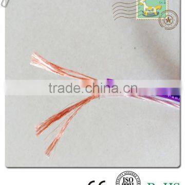 High quality 2 core flat OFC red and black colored speaker wire