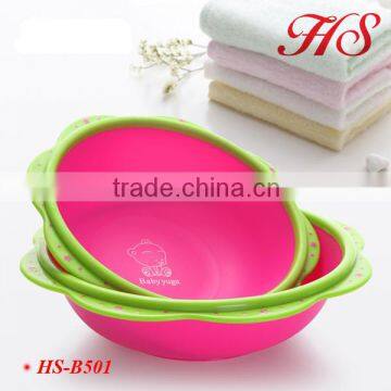 High quality durable using various baby plastic wash basin bathroom wash
