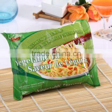 hot sale !!!vegetable noodle Halal Instant Ramen Noodles vegetable noodle flavor