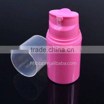 50ml pink airless pump plastic bottle with dispenser pump