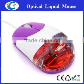 Retractable USB Mini Liquid Mouse With Personalized Floater photo-6